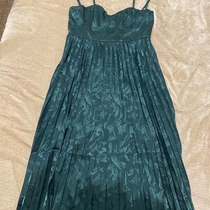 Lulu's Strapless Teal Dress